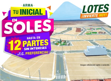 Tu Inicial en Soles hasta Partes