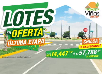 Viñas del Sur Chilca: Desde $14,447